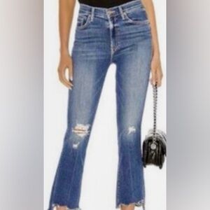 MOTHER The Insider Crop Step Chew in Dancing on Coals Great condition